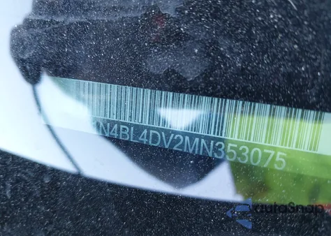 2021 Nissan Altima Sv Fwd из США, поврежденный, VIN 1N4BL4DV2MN353075